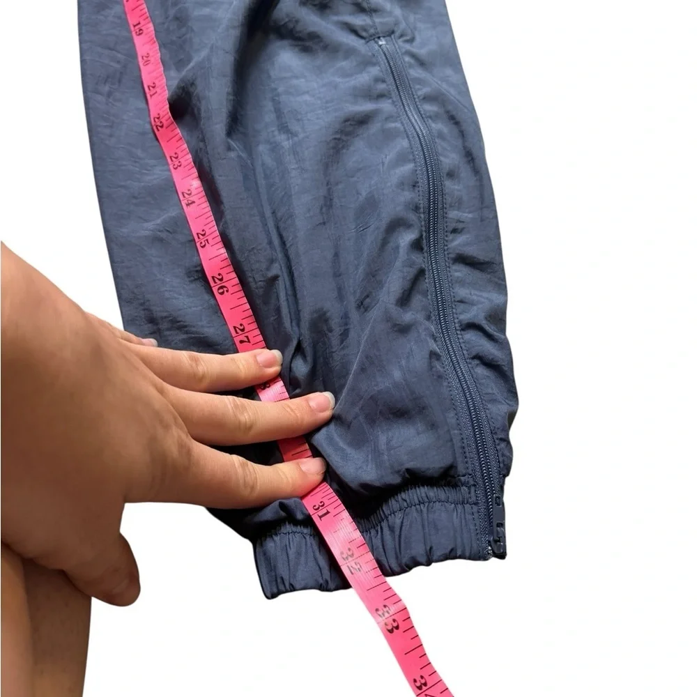 🎽 Vintage AVAIT Sportif Mens Navy Track Windbreaker Pants Zip Cuff Joggers L 🎽